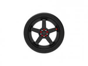 Nismo Car Wheel Rim 3D Print Model