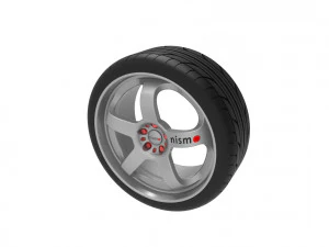 Nismo Car Wheel Rim 3D Print Model