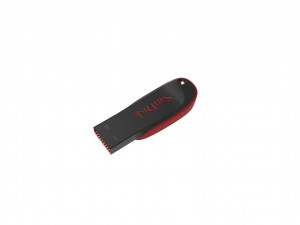SanDisk Cruzer Blade 4GB Usb Stick 3D Baskı Modeli