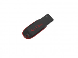 SanDisk Cruzer Blade 4GB Usb Stick 3D Baskı Modeli
