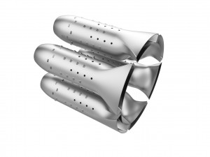 Turbojet engine combustion liner chamber 3D 打印模型