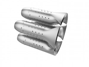 Turbojet engine combustion liner chamber 3D 打印模型