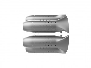 Turbojet engine combustion liner chamber 3D 打印模型