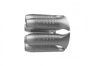 Turbojet engine combustion liner chamber 3D 打印模型