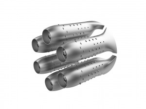 Turbojet engine combustion liner chamber 3D 打印模型