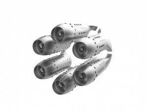 Turbojet engine combustion liner chamber 3D 打印模型