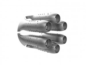 Turbojet engine combustion liner chamber 3D 打印模型