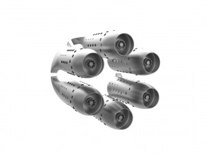 Turbojet engine combustion liner chamber 3D 打印模型