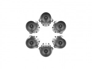 Turbojet engine combustion liner chamber 3D 打印模型