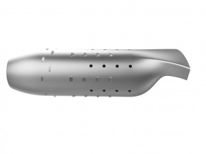 Turbojet engine combustion liner chamber 3D 打印模型