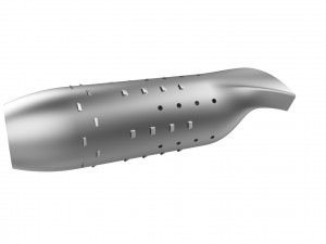 Turbojet engine combustion liner chamber 3D 打印模型