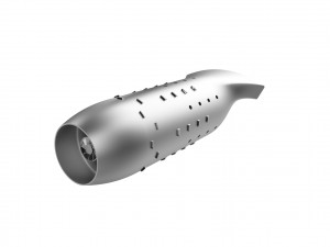 Turbojet engine combustion liner chamber 3D 打印模型