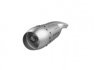 Turbojet engine combustion liner chamber 3D 打印模型