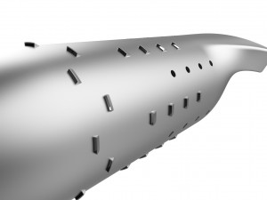 Turbojet engine combustion liner chamber 3D 打印模型