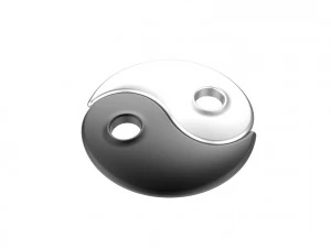 Yin Yang 3D Print Model