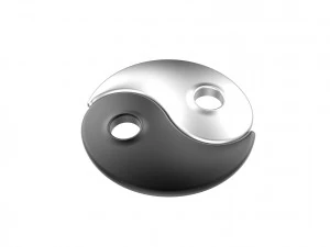 Yin Yang 3D Print Model