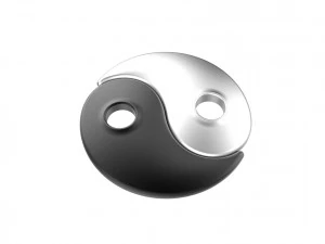 Yin Yang 3D Print Model