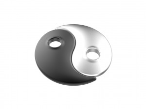 Yin Yang 3D Print Model