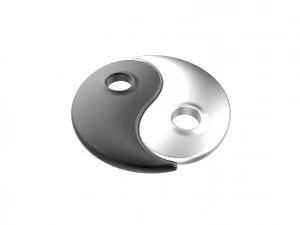 Yin Yang 3D Print Model