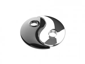 Yin Yang 3D Print Model