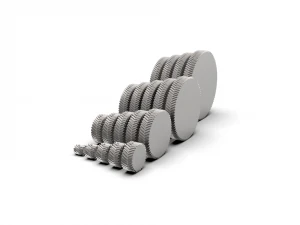 Herringbone Double Helical Gear Set 3D Print Model