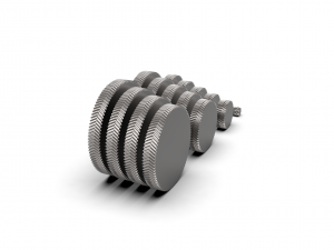 Herringbone Double Helical Gear Set Modello di stampa 3D