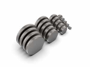 Herringbone Double Helical Gear Set Modello di stampa 3D