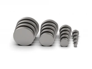 Herringbone Double Helical Gear Set 3D Print Model