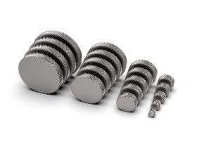 Herringbone Double Helical Gear Set Modello di stampa 3D
