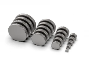 Herringbone Double Helical Gear Set 3D Print Model
