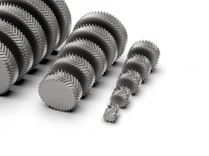 Herringbone Double Helical Gear Set 3D Print Model