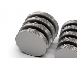 Herringbone Double Helical Gear Set Modello di stampa 3D