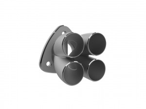 Exhaust header manifold flange Model do druku 3D