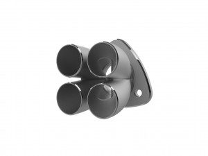 Exhaust header manifold flange Model do druku 3D