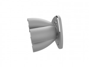 Exhaust header manifold flange Model do druku 3D
