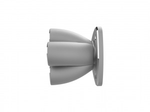 Exhaust header manifold flange Model do druku 3D