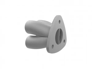 Exhaust header manifold flange 3D Print Model