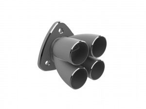 Exhaust header manifold flange Model do druku 3D