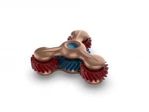 Gear Fidget Spinner 3D Print Model