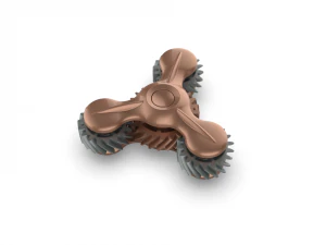 Gear Fidget Spinner 3D Print Model