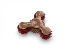 Gear Fidget Spinner 3D Print Model