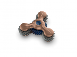 Gear Fidget Spinner 3D Print Model