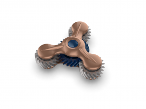 Gear Fidget Spinner 3D Print Model