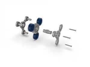 Gear Fidget Spinner 3D Print Model