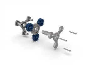 Gear Fidget Spinner 3D Print Model