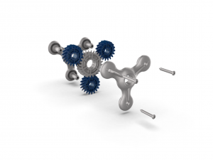 Gear Fidget Spinner 3D Print Model