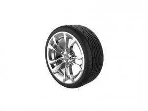Audi S3 Car Wheel Rim 3D Print Model