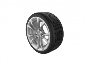 Audi S3 Car Wheel Rim 3D प्रिंट मॉडल