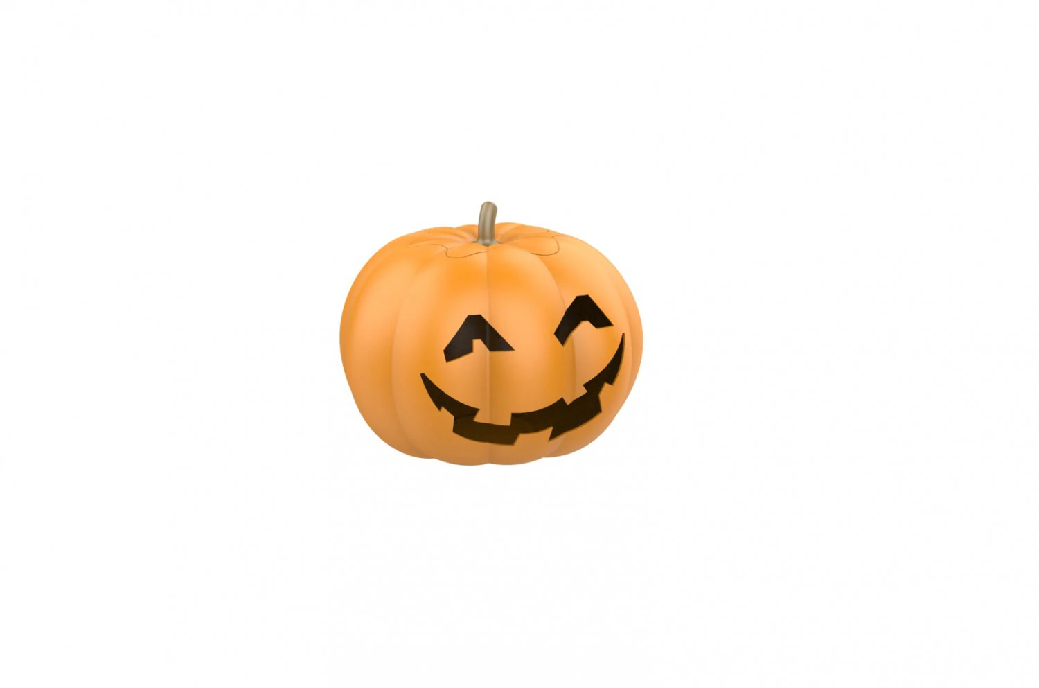 Halloween Pumpkin 3D Print Model .c4d .max .obj .3ds .fbx .stl .blend 