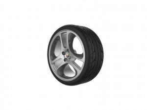 Alfa Romeo Mito Car Wheel Rim 3D Print Model